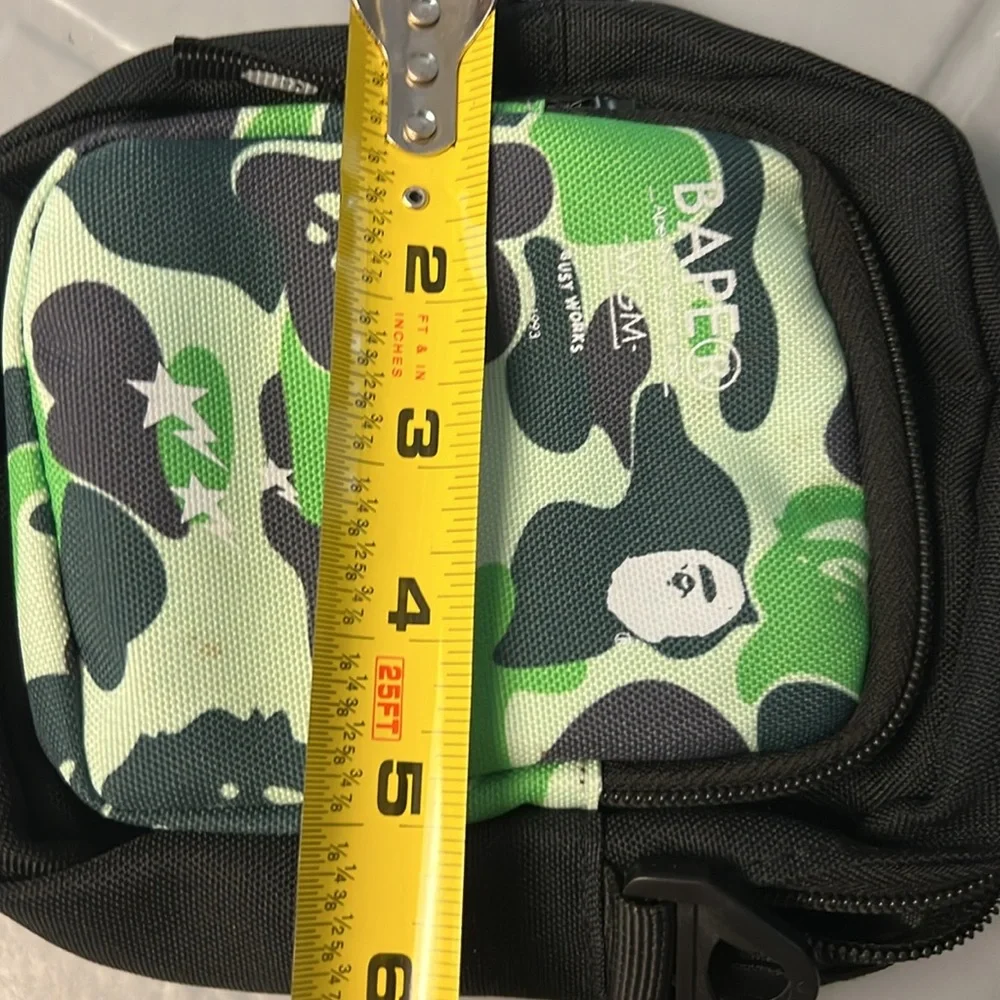 🔥24 HOUR SALE!!🔥🔥BAPE CAMO CROSSBODY MULTI POCKET POUCH 100% AUTH